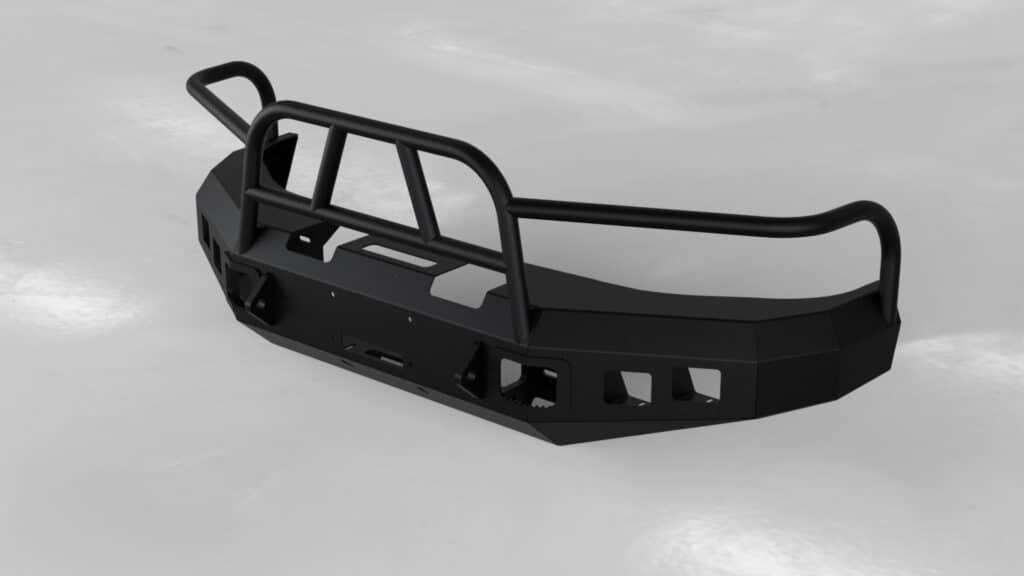 19942002 Dodge Ram 15003500 Front Winch Bumper with Full Brush Guard