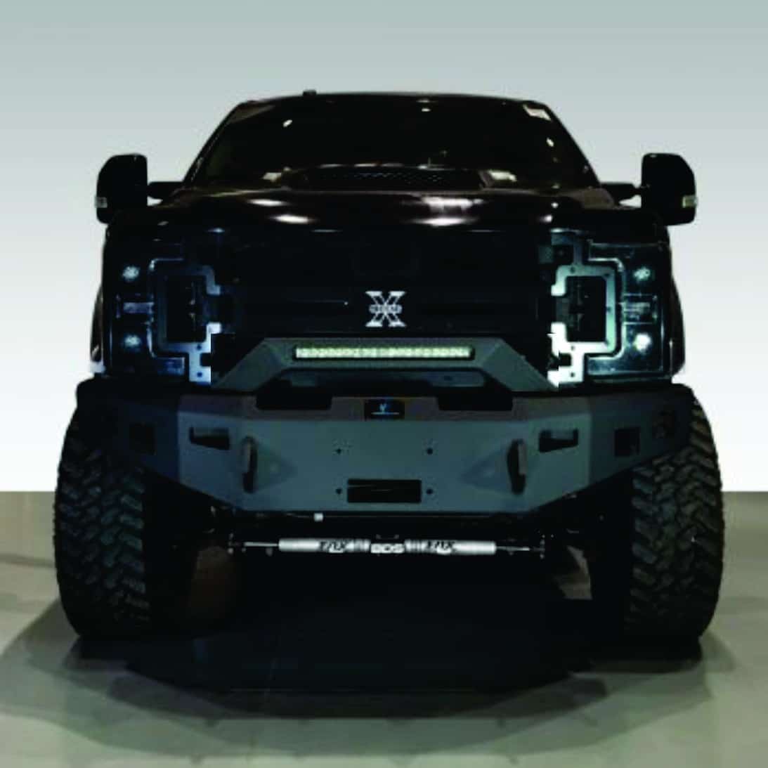 2017-2022 Ford F-250 - 550 Front Winch Bumper Formed Pre-Runner - Image 4
