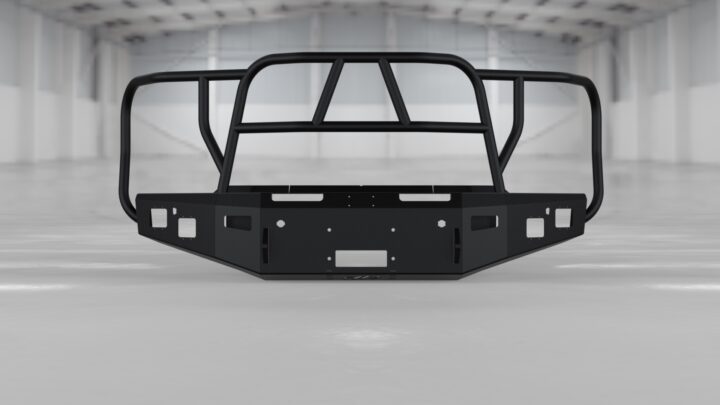 2023-2025 Ford F-250 - F550 Super Duty Front Winch Bumper with Full Brush Guard - No Mesh