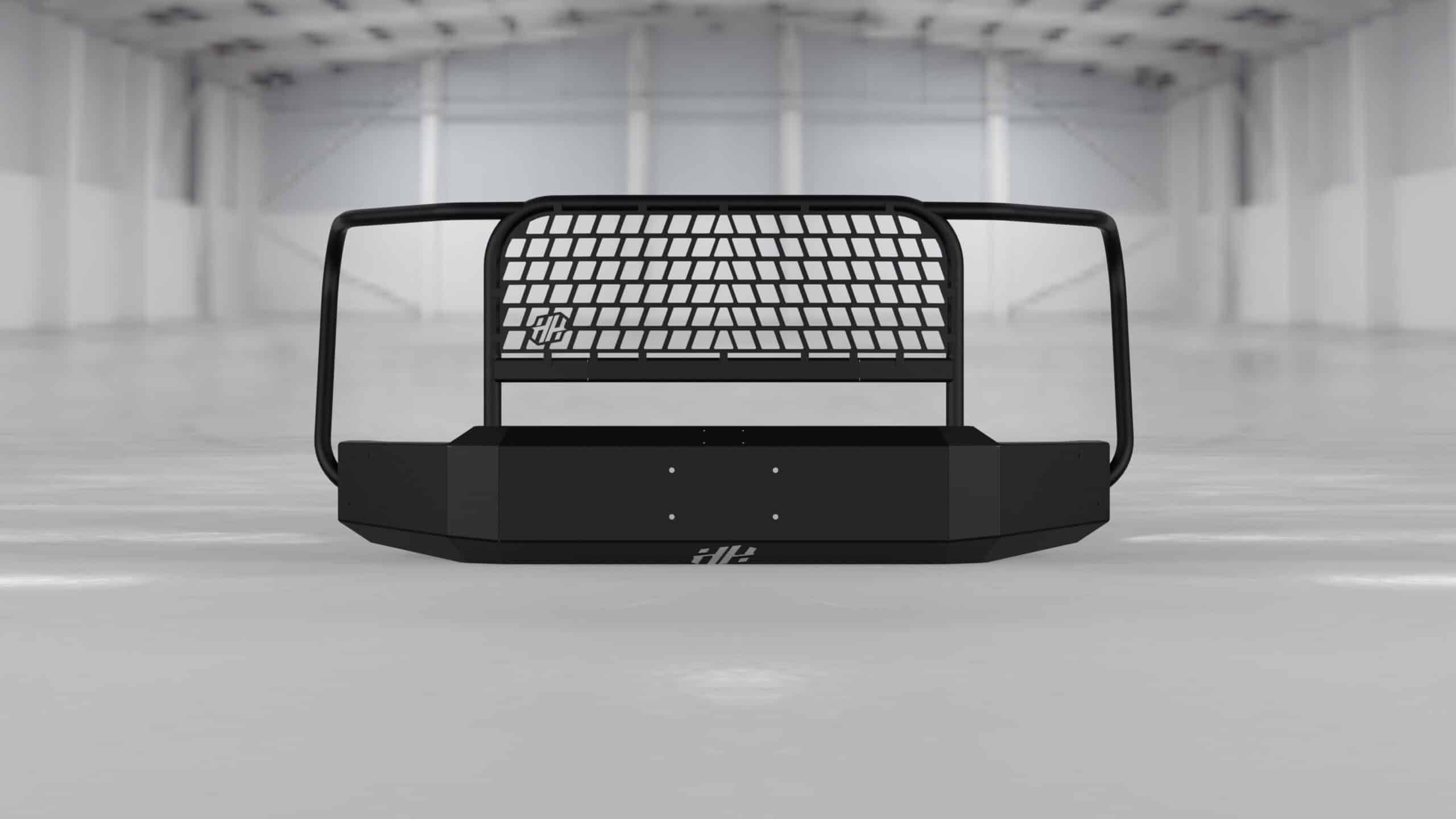 2024 - 2025 Chevrolet Silverado 2500-3500 Front TVI Bumper with Full Brush Guard
