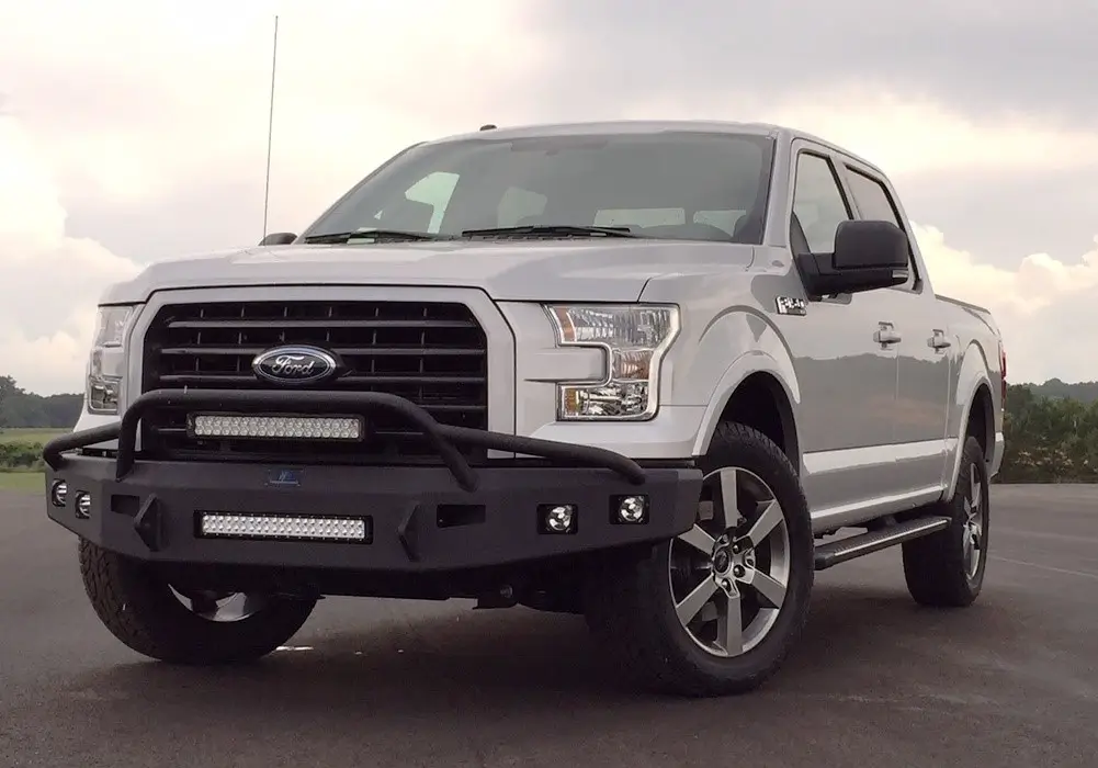 Ford F150 with Hammerhead Armor pre-runner front bumper