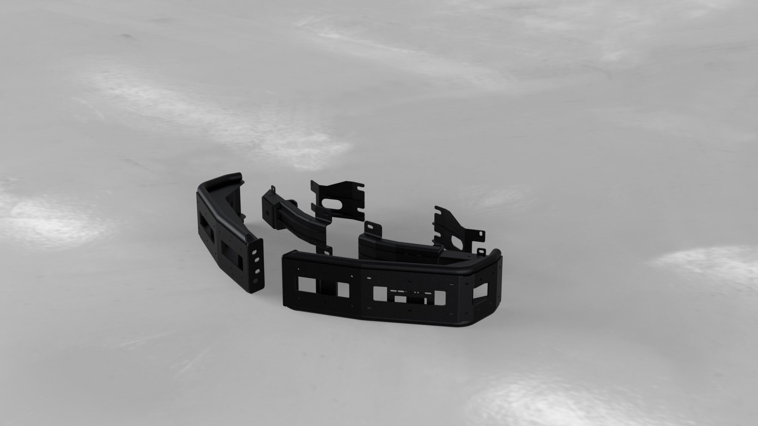 Level 5: 2021-2024 Ford PIU Push Bar with Pit Bars & Wings - Image 9