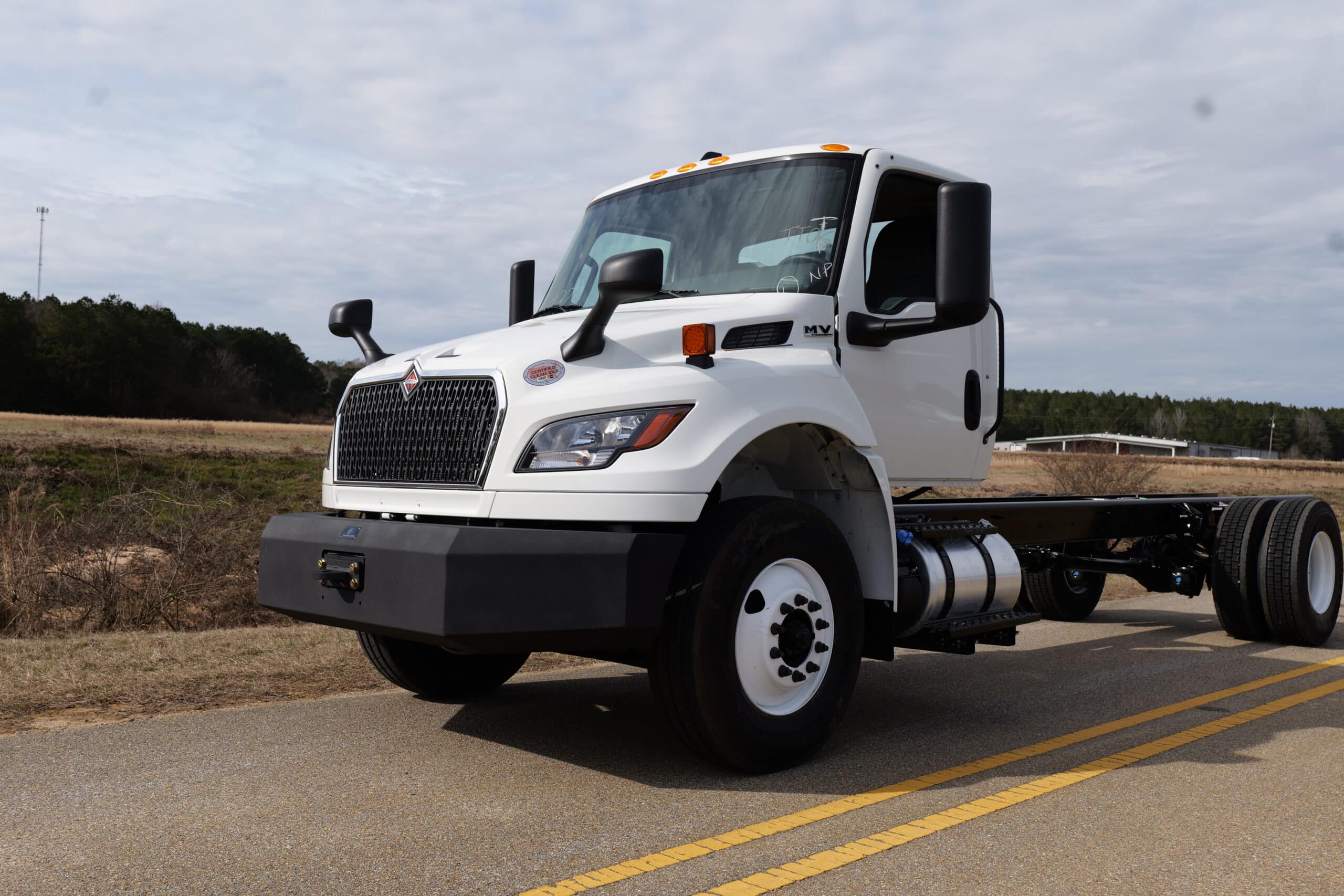 2019 - 2025 International MV Front Non-Winch Bumper - Image 5