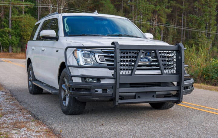 Level 5: 2022-2024 Ford Expedition Push Bar with Lower Impact Bars & Half Wings