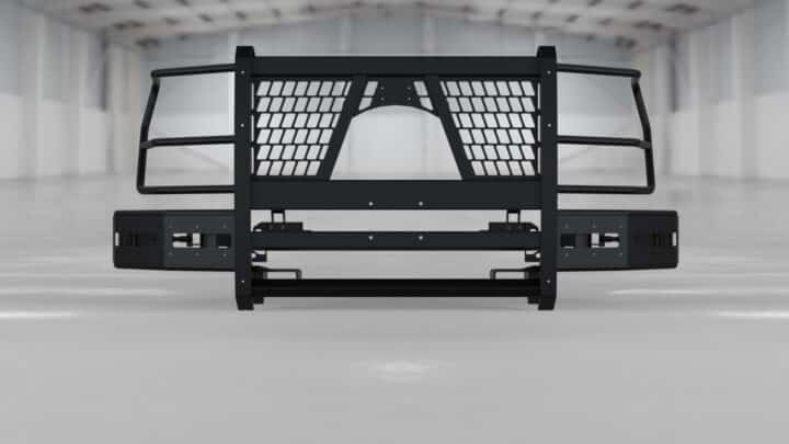 Level 5: 2022-2025 Chevrolet Silverado 1500 PPV/SSV Push Bar with Lower Impact Bars & Half Wings