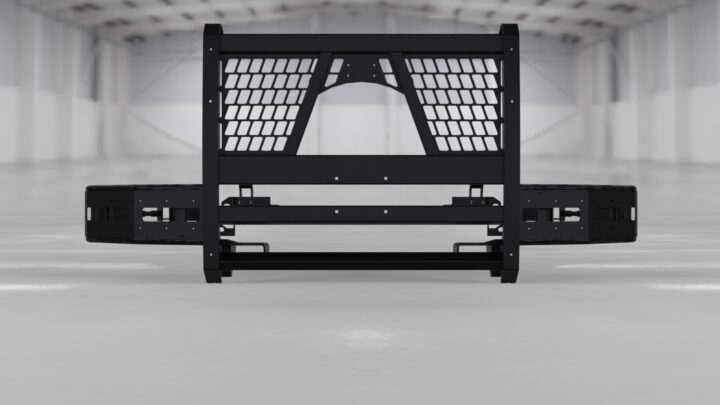 Level 4: 2022-2025 Chevrolet Silverado 1500 PPV/SSV Push Bar with Lower Impact Bars