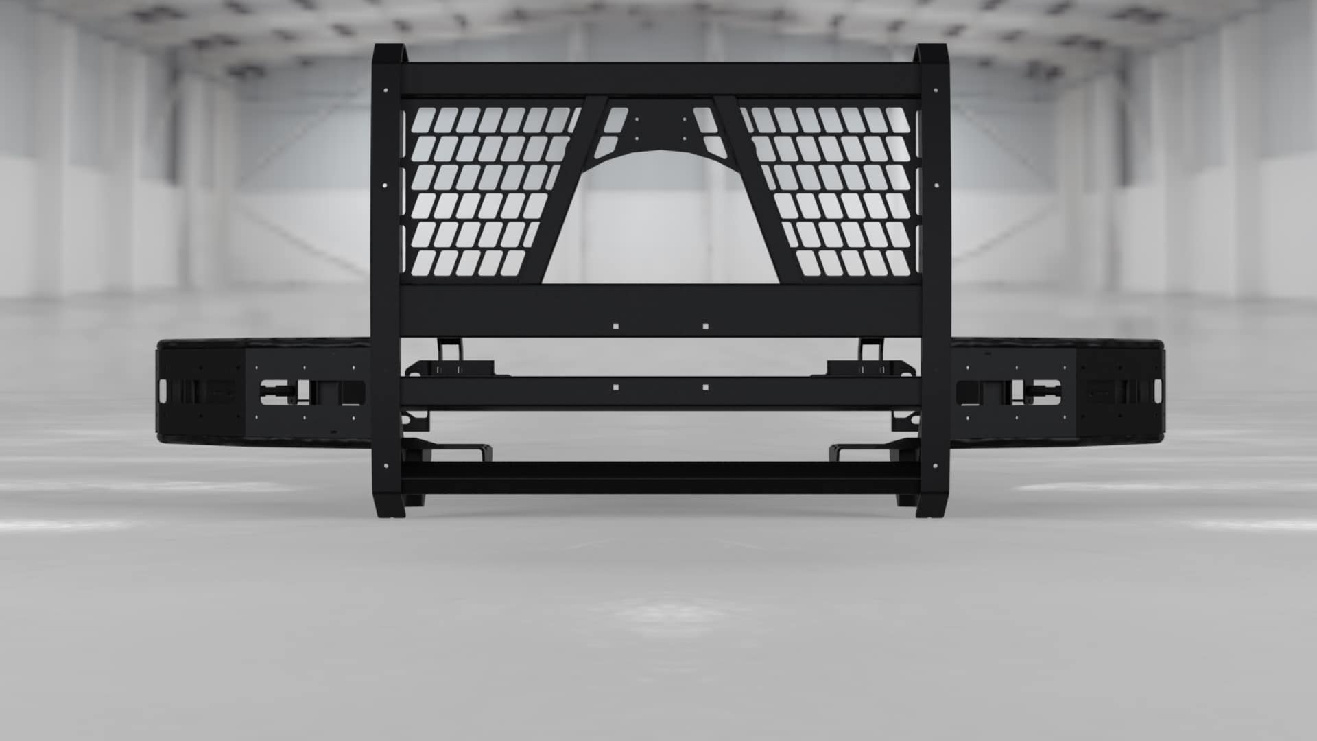 Level 4: 2022-2025 Chevrolet Silverado 1500 PPV/SSV Push Bar with Lower Impact Bars